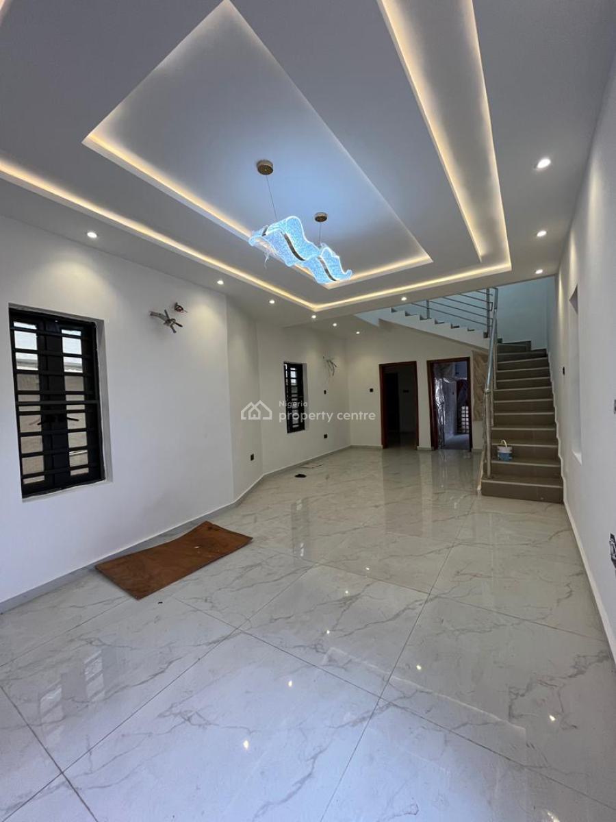Newly Built 4 Bedroom Fully Detached Duplex in a Secured Estate, Secured Estate|tarred Road|proximity to Airport|swimming Pool, Ogba, Ikeja, Lagos, Detached Duplex for Sale