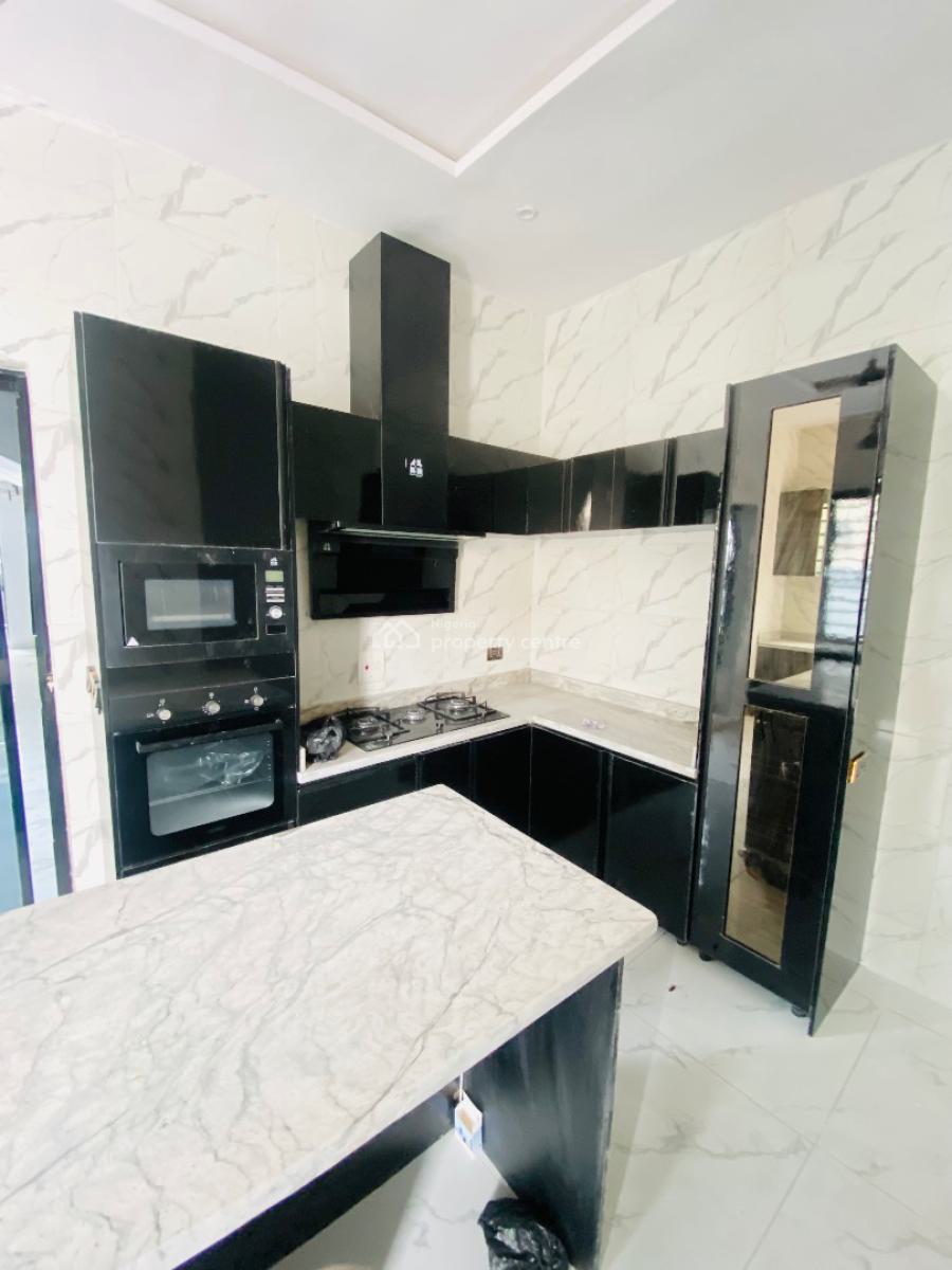 Modern 3-bedroom Semi-detached Home with Bq in a Secure Gated Estate, Peninsula Garden Estate, Sangotedo, Ajah, Lagos, Semi-detached Duplex for Sale