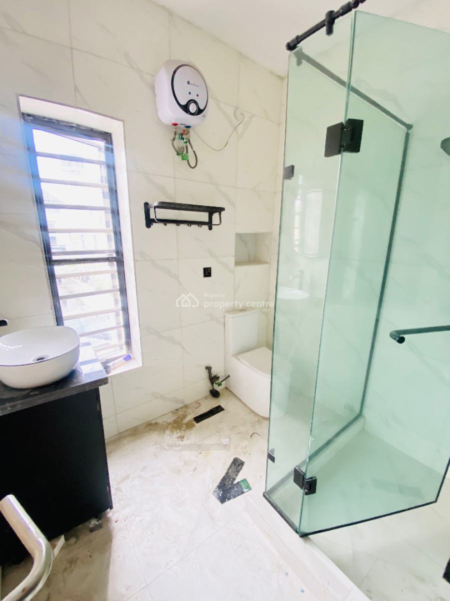Modern 3-bedroom Semi-detached Home with Bq in a Secure Gated Estate, Peninsula Garden Estate, Sangotedo, Ajah, Lagos, Semi-detached Duplex for Sale