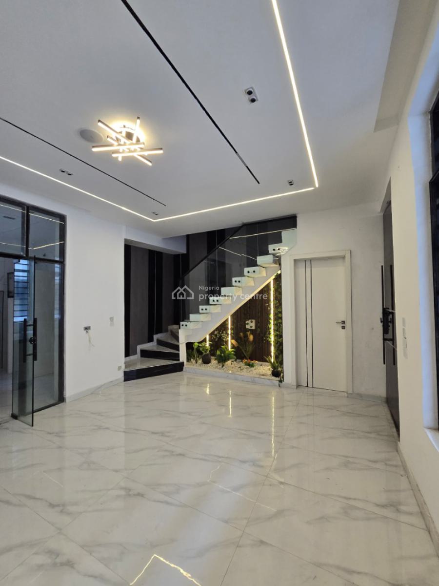 Luxurious Contemporary Designed Smart 4 Bedroom Terrace with Bq, Ikate Elegushi, Lekki, Lagos, Terraced Duplex for Sale
