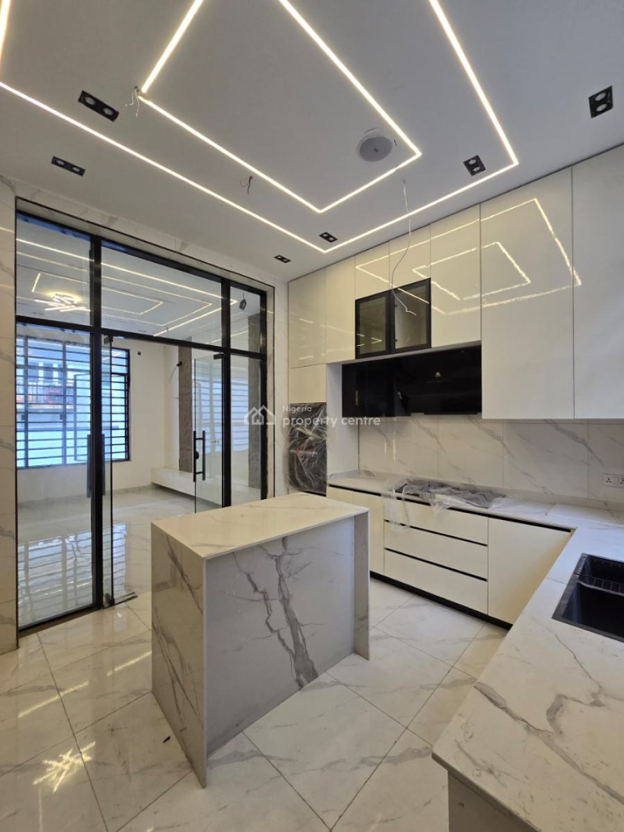 Luxurious Contemporary Designed Smart 4 Bedroom Terrace with Bq, Ikate Elegushi, Lekki, Lagos, Terraced Duplex for Sale