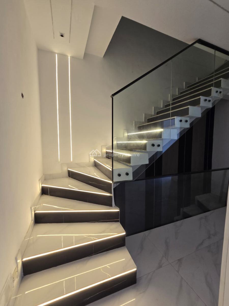 Luxurious Contemporary Designed Smart 4 Bedroom Terrace with Bq, Ikate Elegushi, Lekki, Lagos, Terraced Duplex for Sale