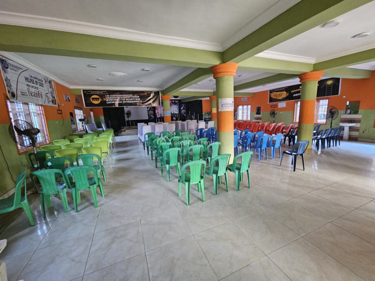 a Commercial Property Comprising of 2 Halls, Liadi Disu Street, Opposite Nnpc Filling Station, Isheri-osun, Lagos, Alimosho, Lagos, Commercial Property for Sale