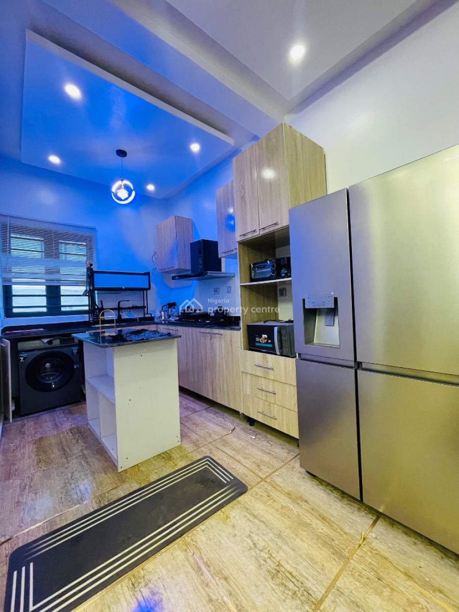 Luxury Newly Built Fully Furnished 3 Bedroom Terrace Duplex, Fully Furnished Home + Solar Inverter in Code to Access Estate, Idado, Lekki, Lagos, Terraced Duplex for Rent