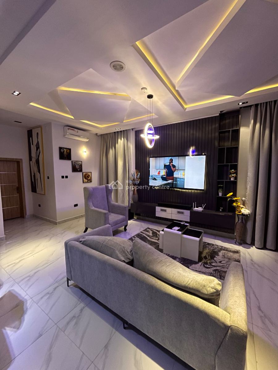 Brand New Executive 4-bedroom Serviced Apartment, Golden Park Estate, Sangotedo, Ajah, Lagos, Detached Duplex Short Let