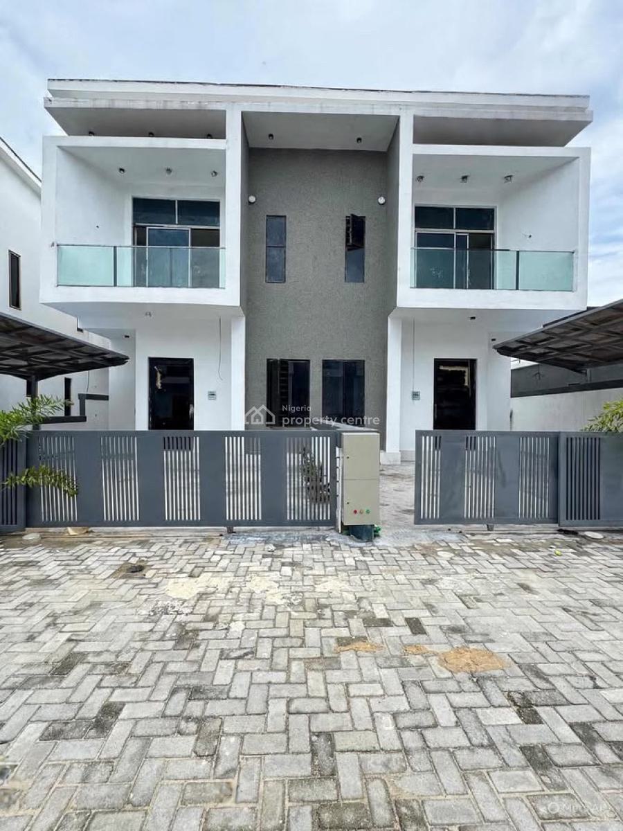 Contemporary 4 Bedroom Semi Detached Duplex with Bq, Orchid, Lekki, Lagos, Semi-detached Duplex for Sale