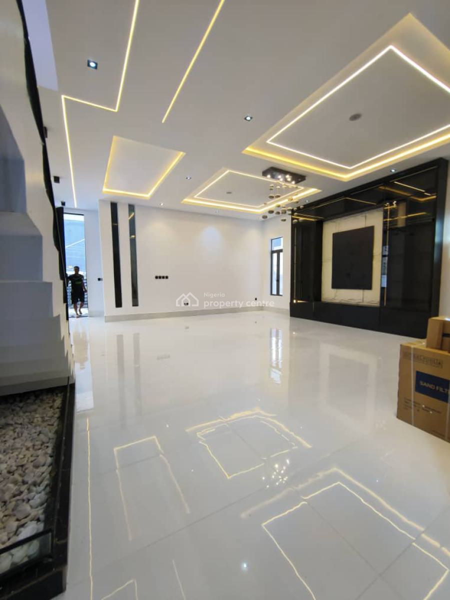 Cozy 5 Bedroom Fully Detached Plus Swimming Pool, Chevron Tollgate, Lekki Expressway, Lekki, Lagos, Detached Duplex for Rent