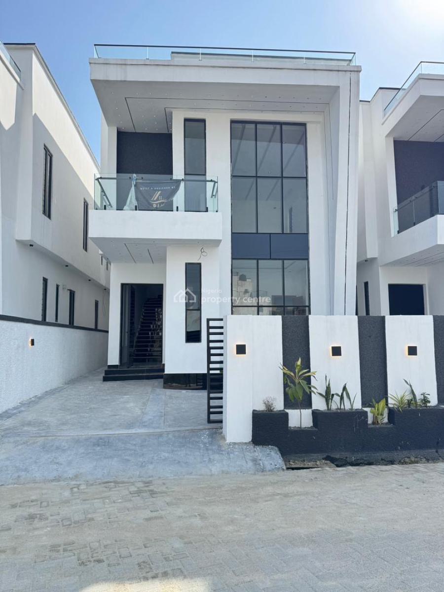 Stunning 4 Bedroom Detached Duplex with a Bq and a Private Compound, Ajah, Lagos, Detached Duplex for Sale