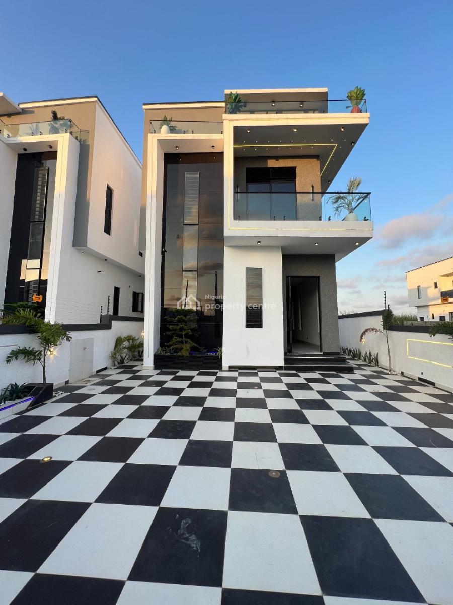 Newly Built 5 Bed Luxury Detached Duplex with Swimming Pool and Bq, Ajah, Lagos, Detached Duplex for Sale