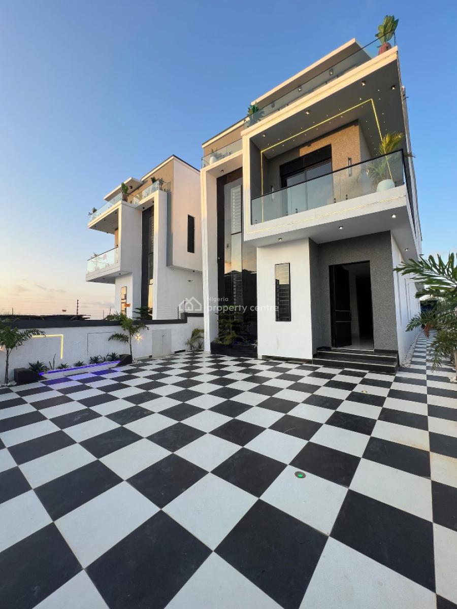 Newly Built 5 Bed Luxury Detached Duplex with Swimming Pool and Bq, Ajah, Lagos, Detached Duplex for Sale