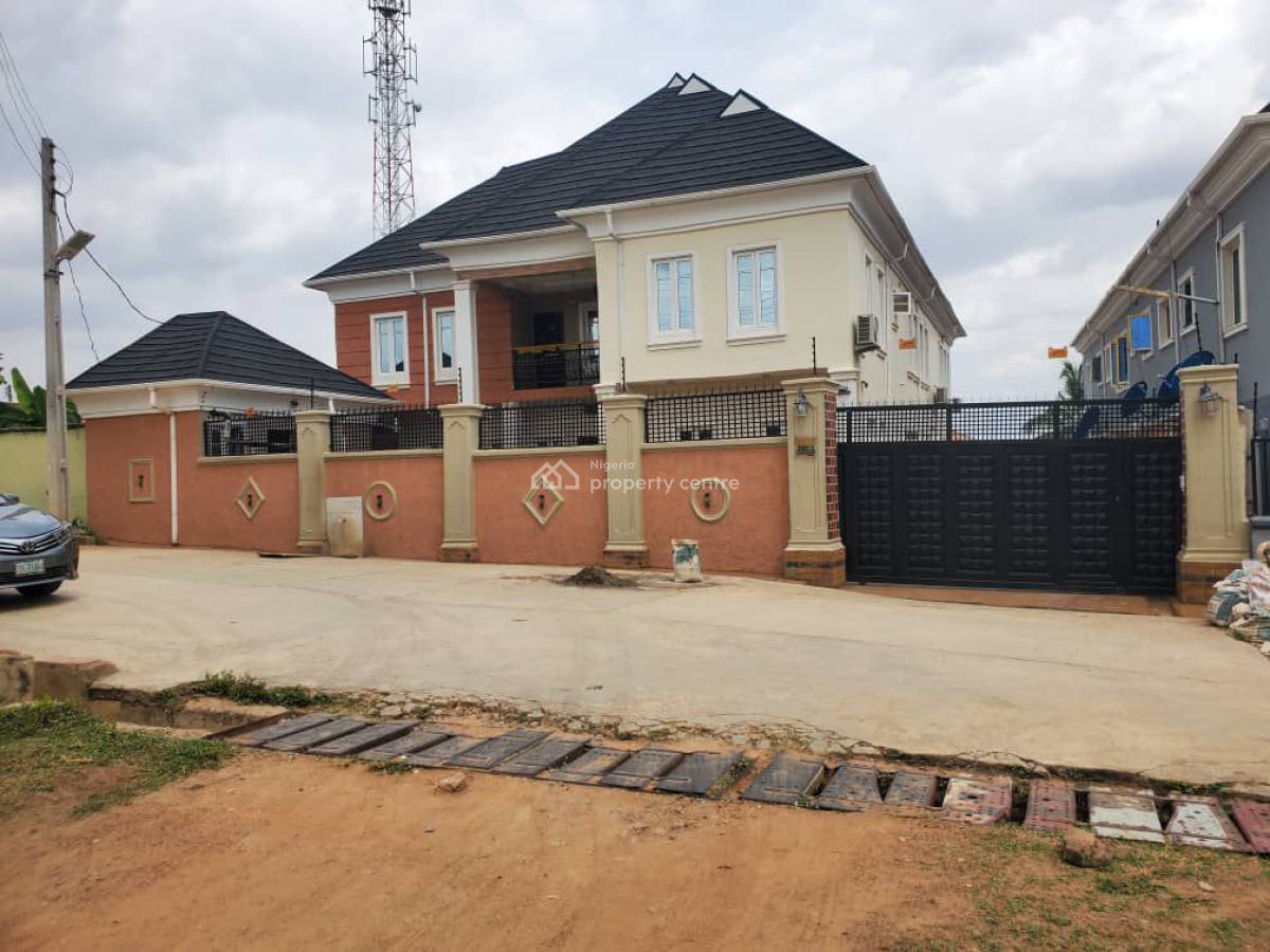 Fully Furnished 5 Bedroom Detached Duplex with 2 Bedroom Flat Bq, Providence Estate, Eleyele, Ibadan, Oyo, Detached Duplex for Sale