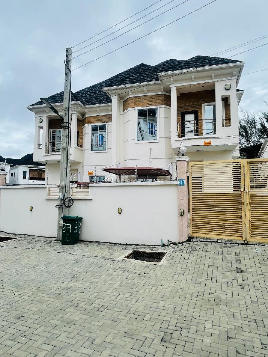 4 Bedroom Semi Detached Duplex with Bq, Ikota, Lekki, Lagos, Semi-detached Duplex for Sale
