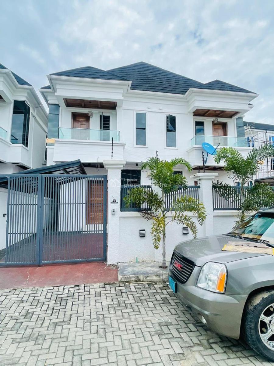 Luxuriously Built 4 Bedroom Semi Detached Duplex Plus Bq, Ikota, Lekki, Lagos, Semi-detached Duplex for Sale