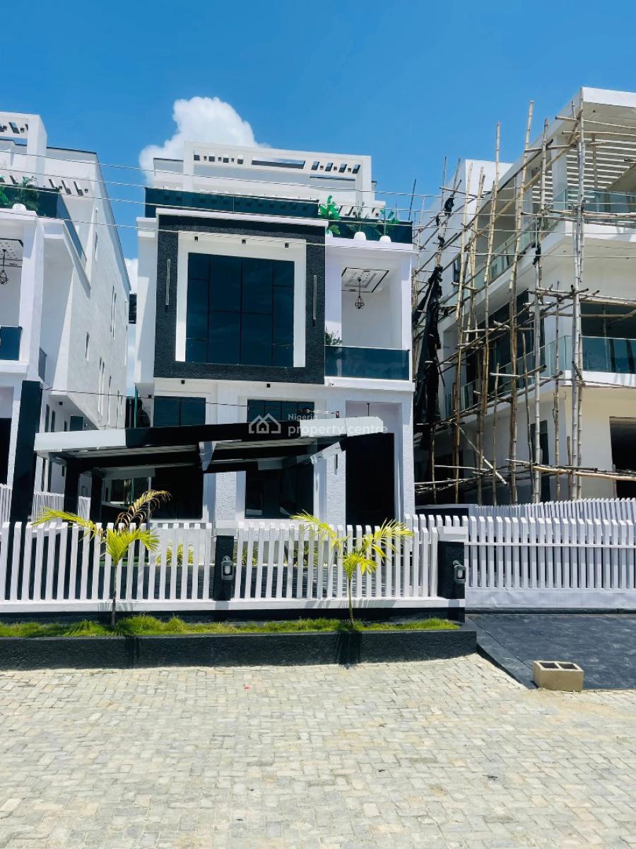 Lovely Built 5 Bedroom Fully Detached Duplex with Bq, Swimming Pool, Lekki County, Lekki, Lagos, Detached Duplex for Sale