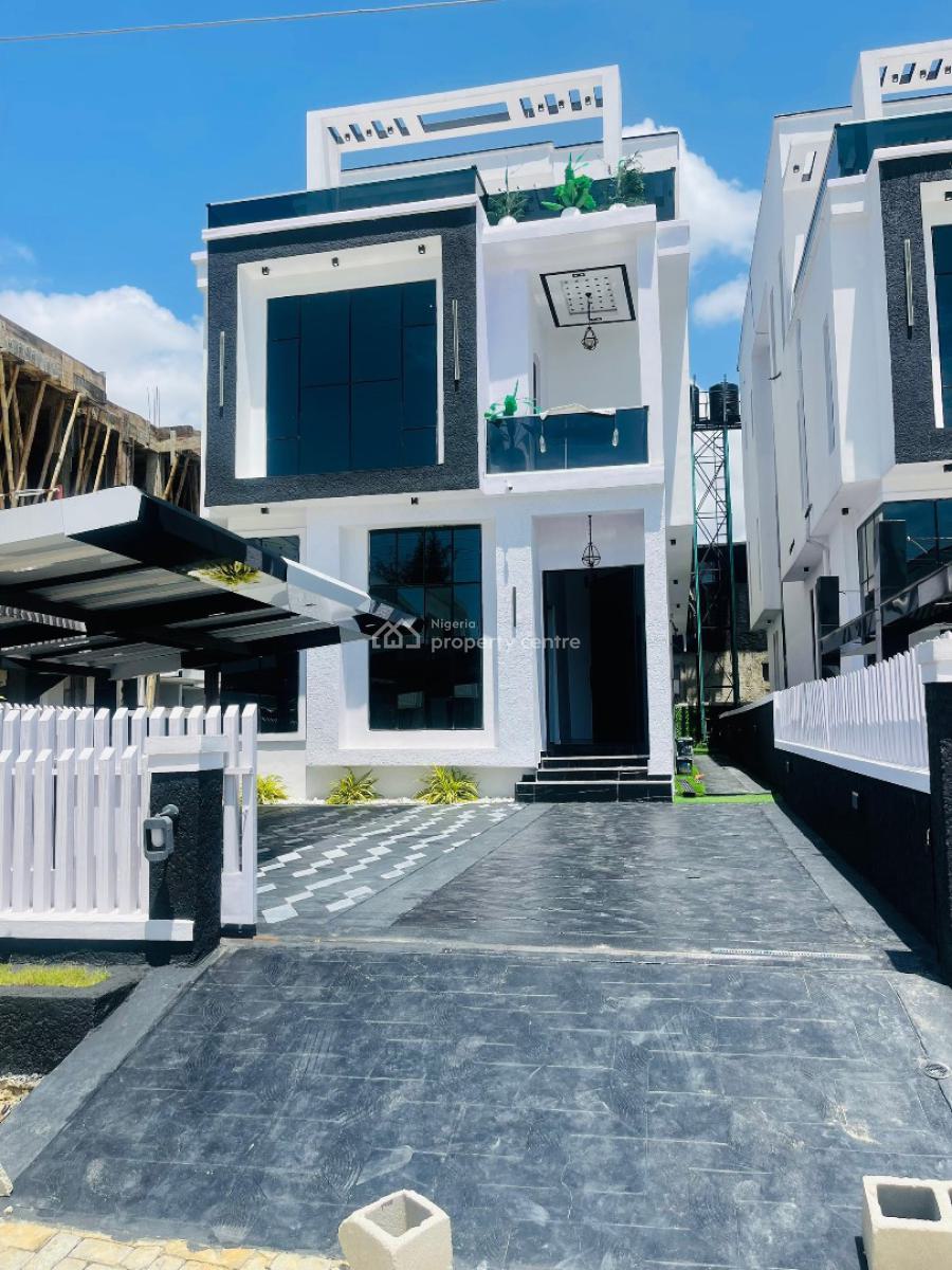 Lovely Built 5 Bedroom Fully Detached Duplex with Bq, Swimming Pool, Lekki County, Lekki, Lagos, Detached Duplex for Sale