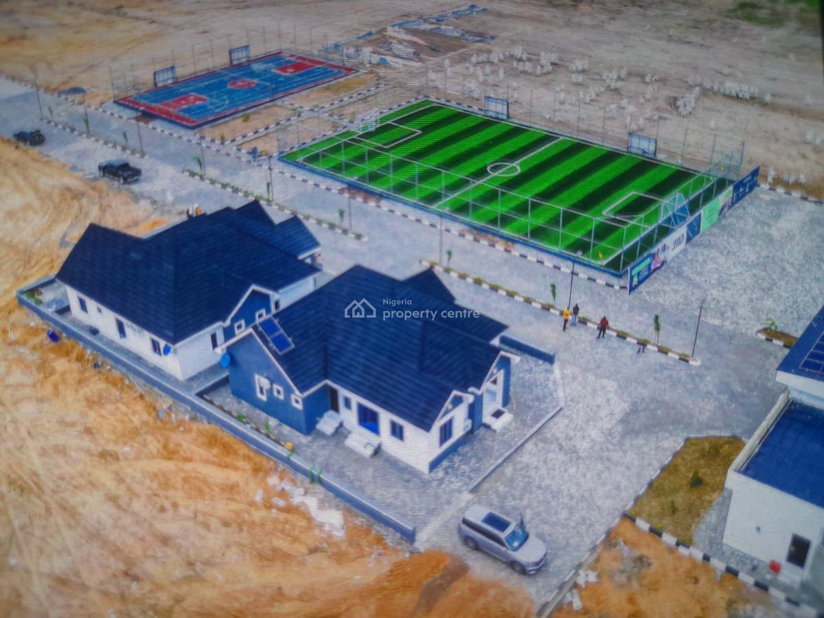 4 Bedroom Bungalow a Private Pool with a Payment Plan and a Basketball, Lekki Avana Phase 2 Near Lekki Epe Airport and Pan Atlantic University, Eleranigbe, Ibeju Lekki, Lagos, House for Sale