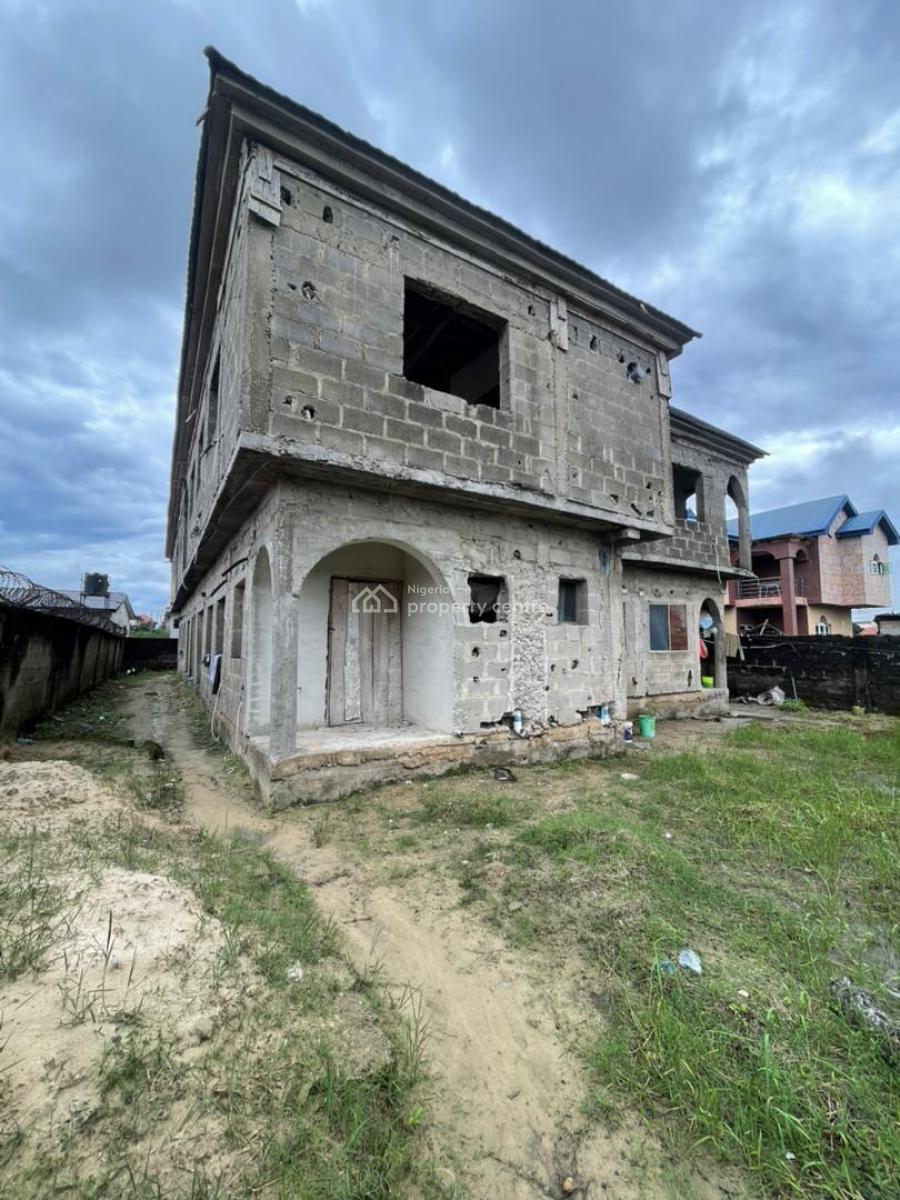 4 Unit of 3 Bedroom Carcass Block of Flat, Badore, Ajah, Lagos, House for Sale