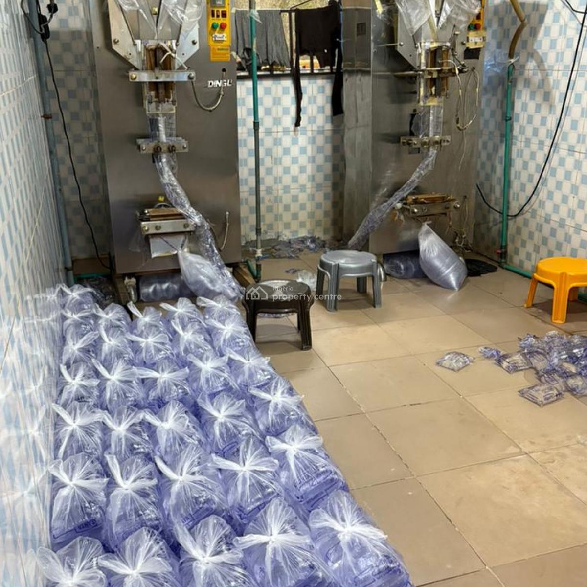 Functioning Pure Water Factory, Off Adeson Bus Stop Lasu, Iba Road, Igando, Alimosho, Lagos, Factory for Sale