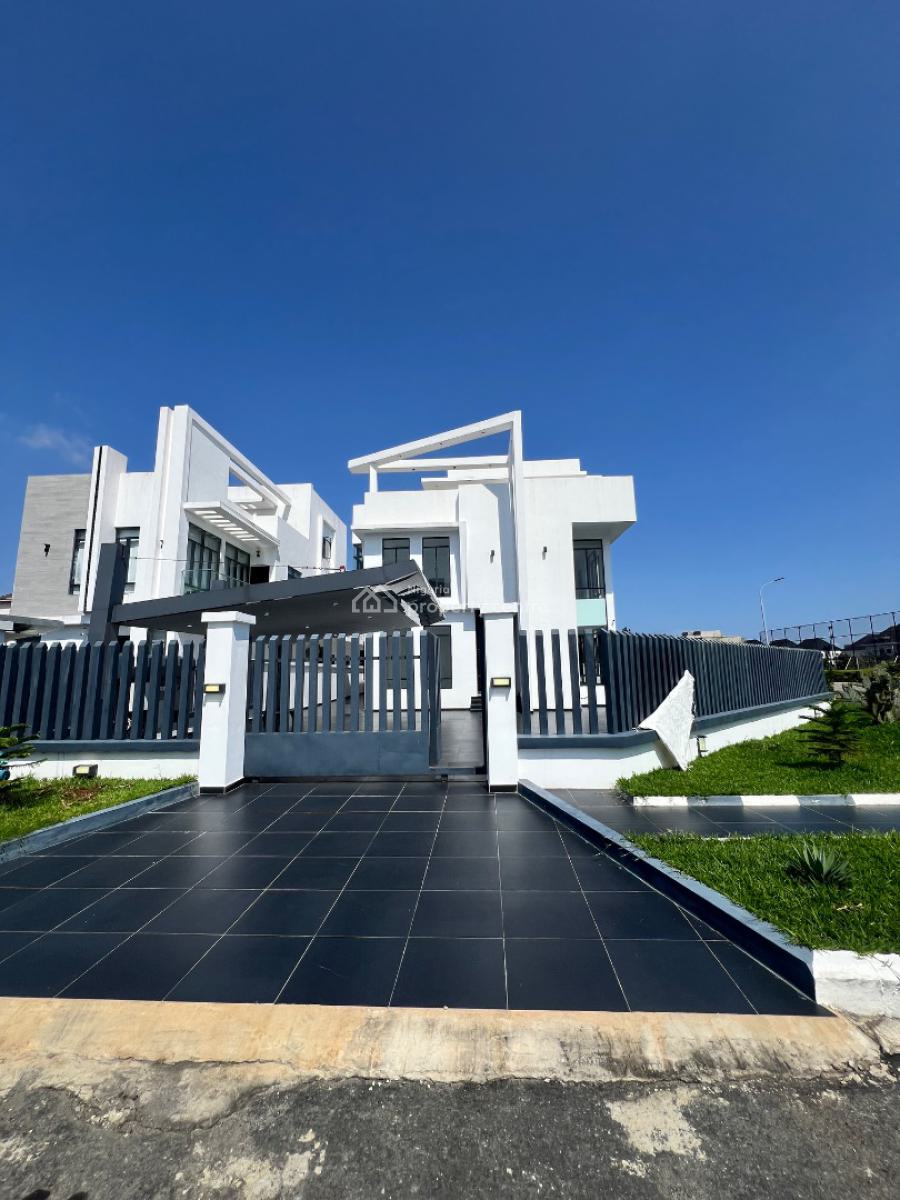 5 Bedroom Detached with a Room Bq, Osapa London, Osapa, Lekki, Lagos, Detached Duplex for Sale