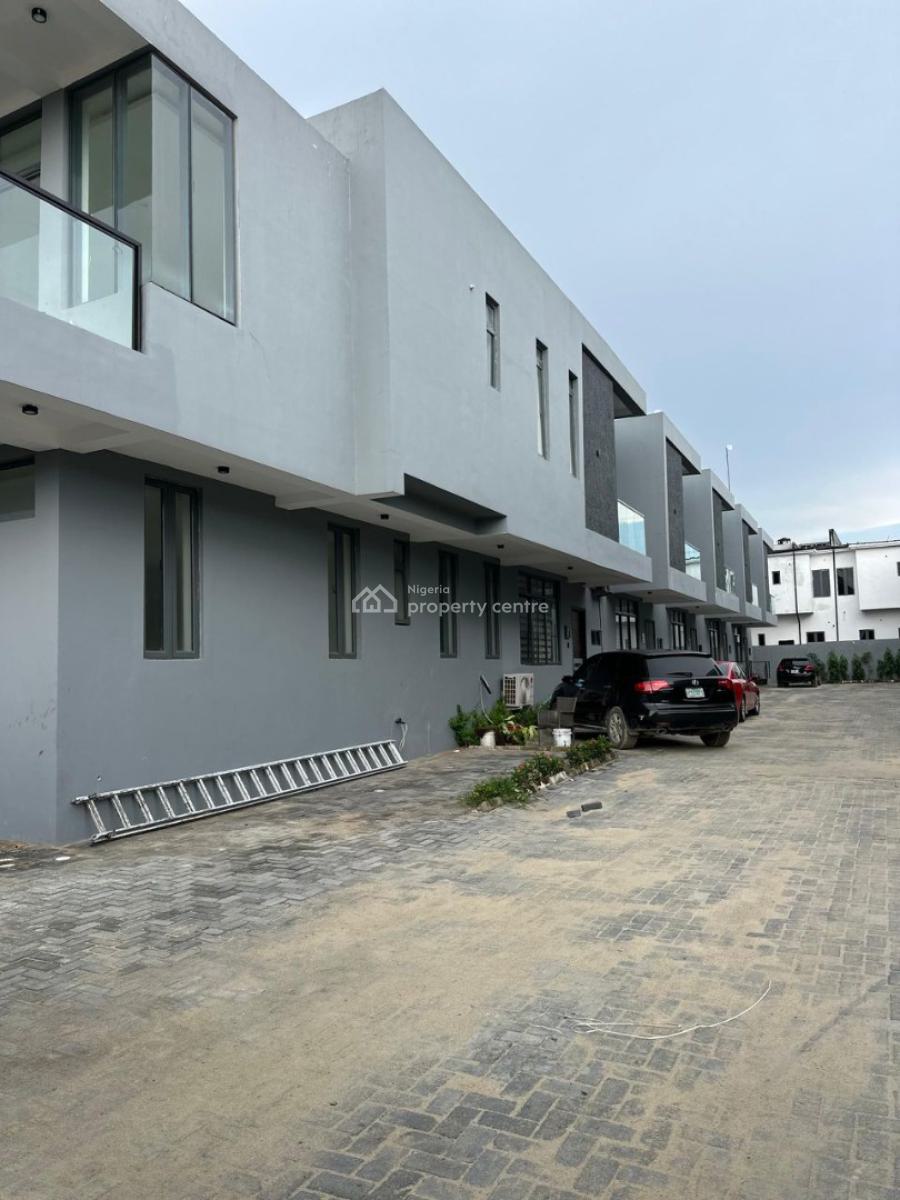 Newly Built 4 Bedroom Terrace Duplex with Bq Aspen Terrace, Igbo Efon, Lekki, Lagos, Terraced Duplex for Rent