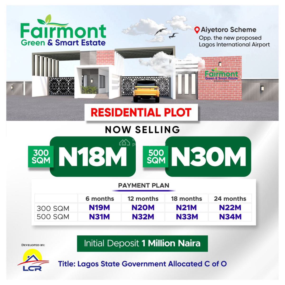 Land, Aiyetoro Scheme Opposite The New Proposed Lagos International Airport, Lekki, Lagos, Residential Land for Sale