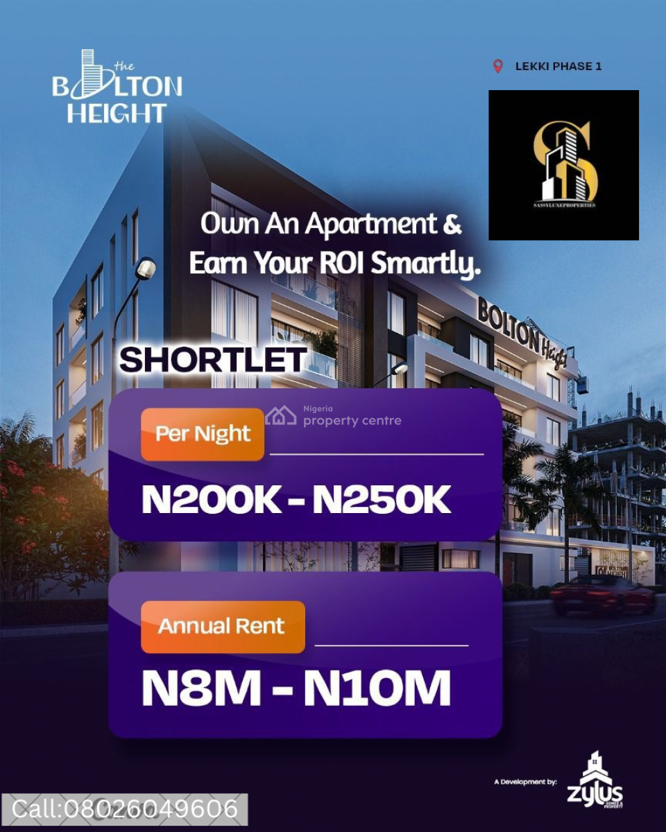 2 Bedroom Apartment, Lekki Phase 1, Lekki, Lagos, Block of Flats for Sale
