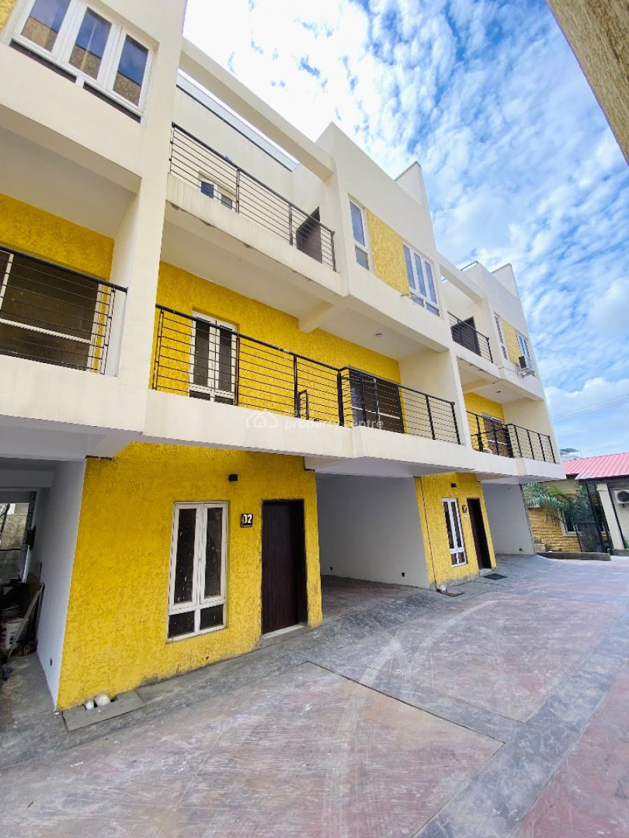Modern 4-bedroom Terrace Duplex with Bq, Itedo Estate, Lekki Phase 1, Lekki, Lagos, Terraced Duplex for Sale