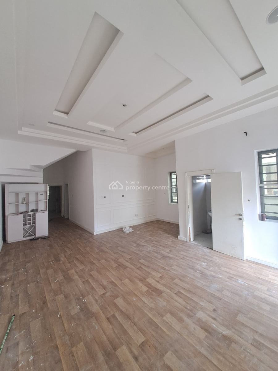 Well Built 4 Bedroom Semi Detached Duplex with Bq in a Gated Estate, Chevron, Lekki, Lagos, Semi-detached Duplex for Rent