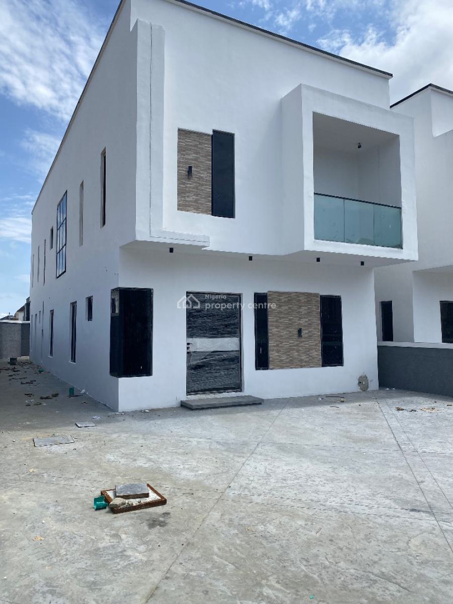Spacious Brand New 4bedroom Duplex Comes Solar Light, Peninsula Gardens Estate, Sangotedo, Ajah, Lagos, Detached Duplex for Sale