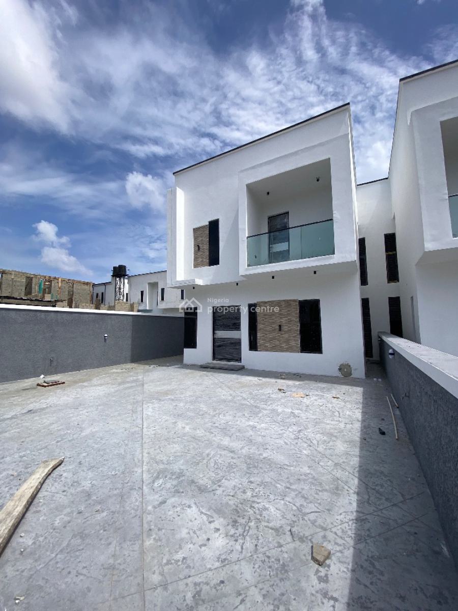 Spacious Brand New 4bedroom Duplex Comes Solar Light, Peninsula Gardens Estate, Sangotedo, Ajah, Lagos, Detached Duplex for Sale