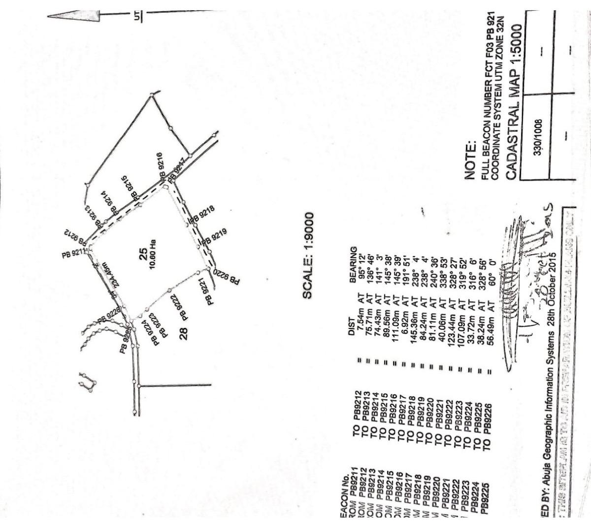 10.60 Hectares, Usman District, Katampe Extension, Katampe, Abuja, Residential Land for Sale