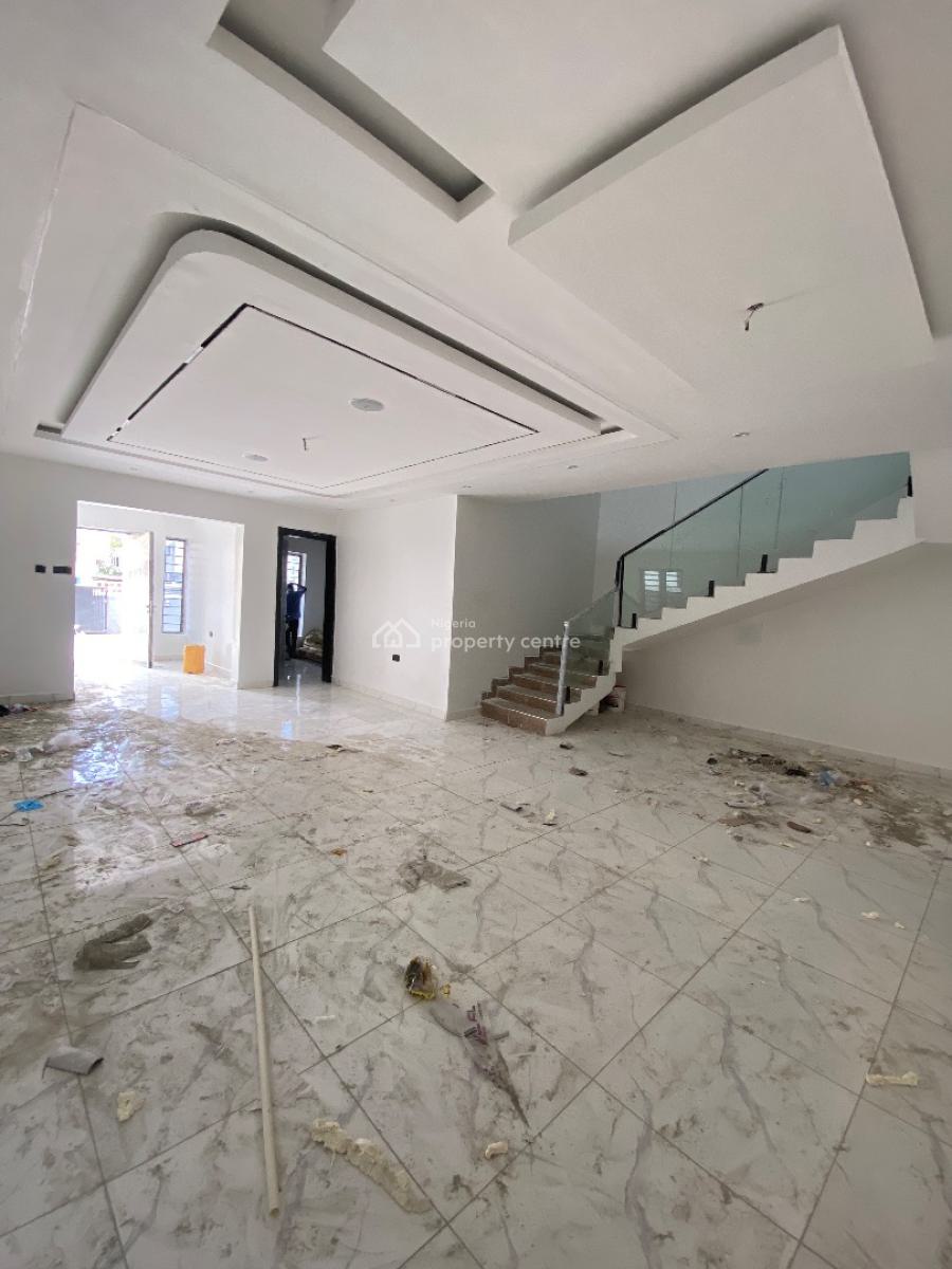 Newly Built 5bedroom Duplex Comes with Solar Light Panels, Peninsula Gardens Estate, Sangotedo, Ajah, Lagos, Semi-detached Duplex for Sale