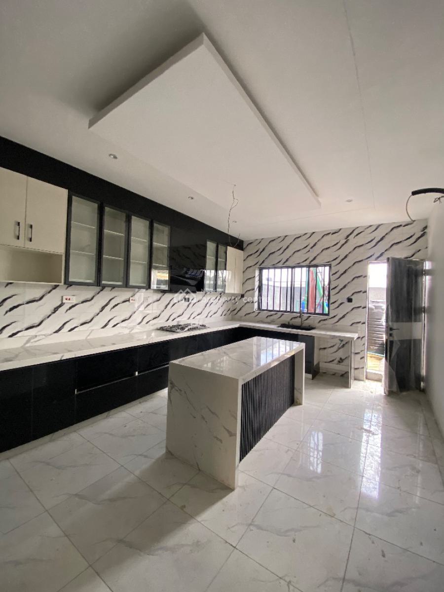 Newly Built 5bedroom Duplex Comes with Solar Light Panels, Peninsula Gardens Estate, Sangotedo, Ajah, Lagos, Semi-detached Duplex for Sale