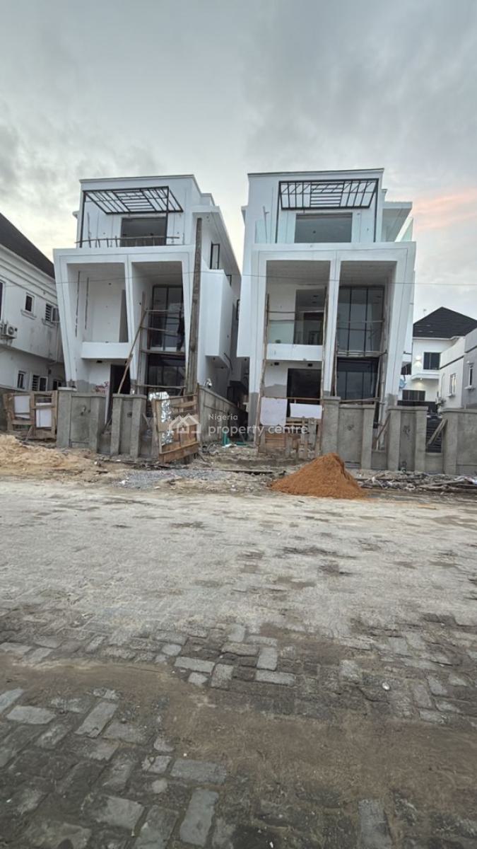 Brand New Self-service 4 Bedroom Terrace Duplex with Bq, Ikate Lekki, Ikate Elegushi, Lekki, Lagos, Terraced Duplex for Rent