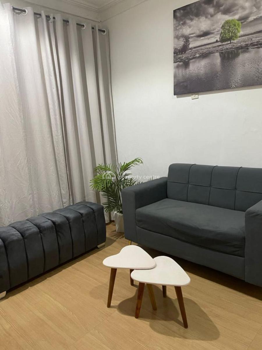 Fully Furnished & Serviced 1 Bedroom Flat in a Serene/secured, Wuse 2, Abuja, Mini Flat (room and Parlour) for Rent