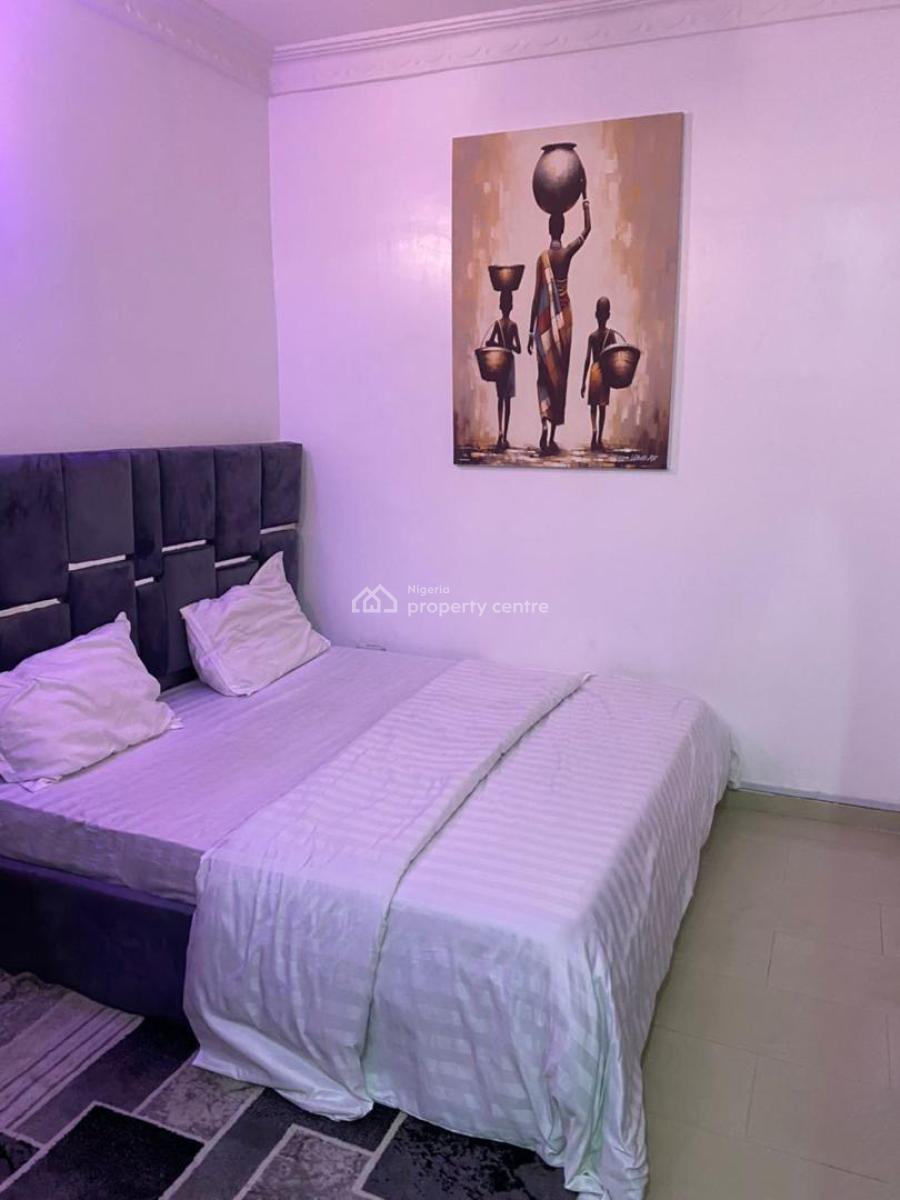 Fully Furnished & Serviced 1 Bedroom Flat in a Serene/secured, Wuse 2, Abuja, Mini Flat (room and Parlour) for Rent
