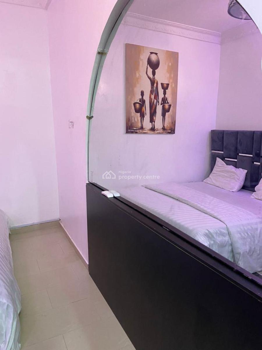Fully Furnished & Serviced 1 Bedroom Flat in a Serene/secured, Wuse 2, Abuja, Mini Flat (room and Parlour) for Rent