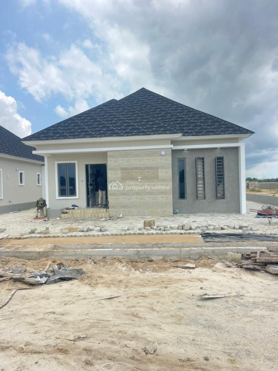 Luxurious 3 Bedrooms Bungalow with Bq,secure Estate and Ready, Strategically Located Near Pan Atlantic University,lekki Deep Sea Port, Lekki, Lagos, Detached Bungalow for Sale