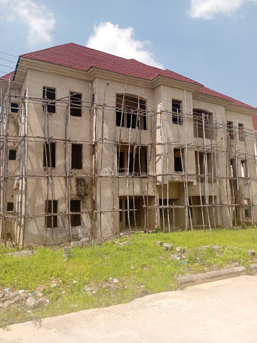 4units of 3bedroom with 2units of 2bedroom Carcass at River Park, Cluster5 River Park Estate, Lugbe District, Abuja, Block of Flats for Sale