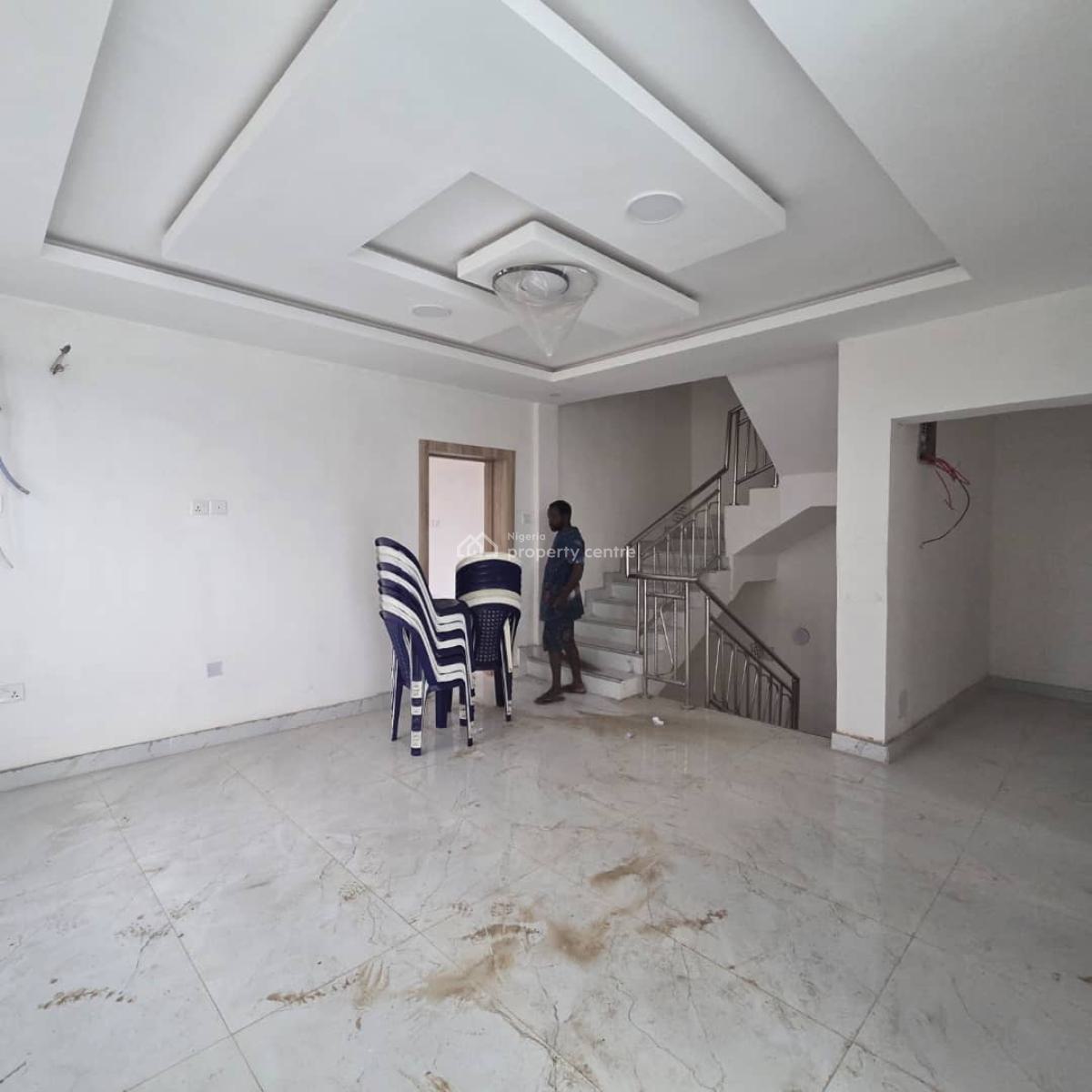 Exclusive 4 Bedroom Terrace Duplex with Bq., Adeniyi Jones, Ikeja, Lagos, Terraced Duplex for Sale