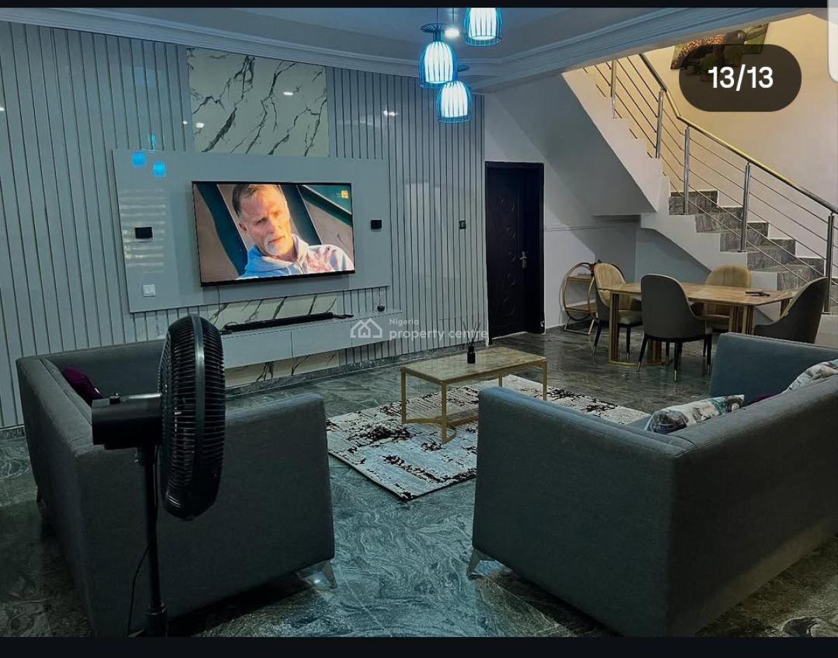 Executive Spacious 3 Bedroom Terrace Duplex, Lekki Gardens, Lagos Business School, Sangotedo, Ajah, Lagos, Terraced Duplex Short Let