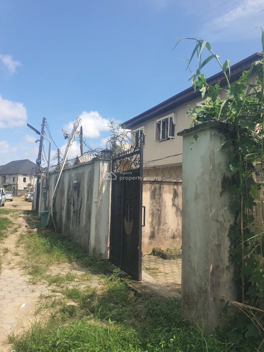 Renovatable Semi Detached Duplex with 2 Units of 3bedroom Flat, Okeira, Addo Road, Ado, Ajah, Lagos, Semi-detached Duplex for Sale