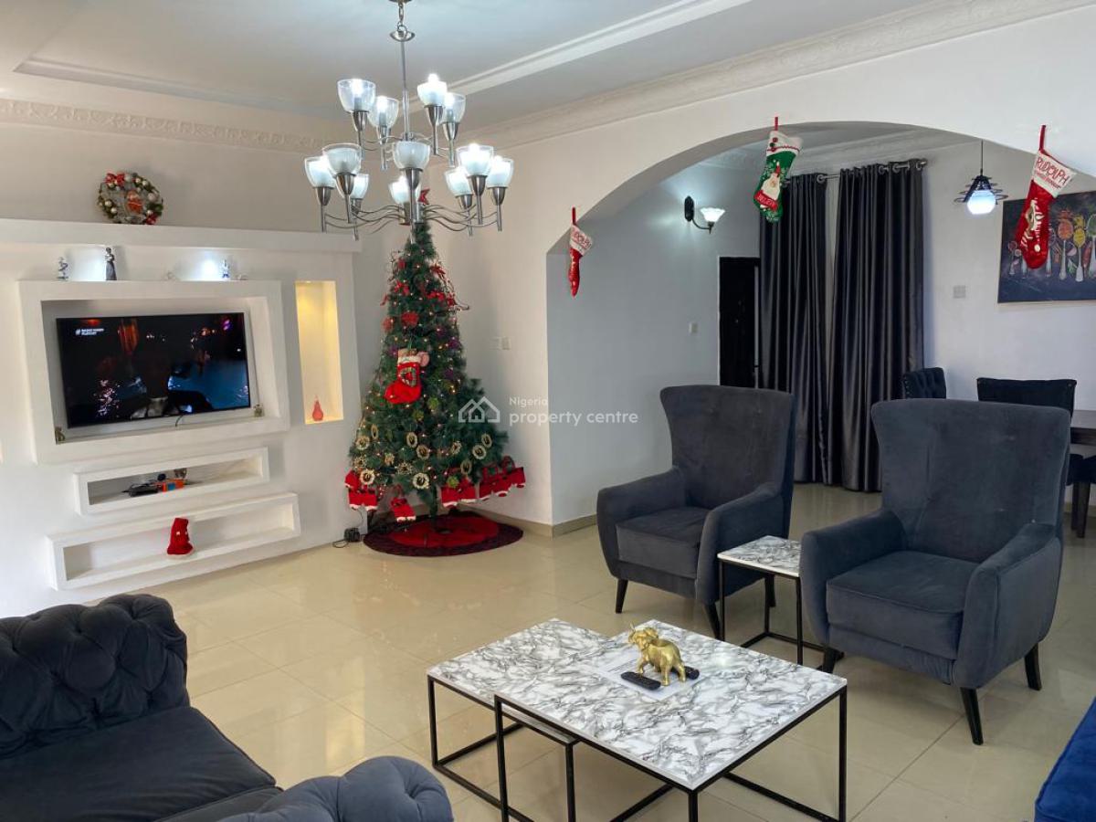 3 Bedroom Fully Furnished Apartment, with Inverter, Inside an Estate in Mabushi, Tarred Road, Mabushi, Abuja, Flat / Apartment for Rent