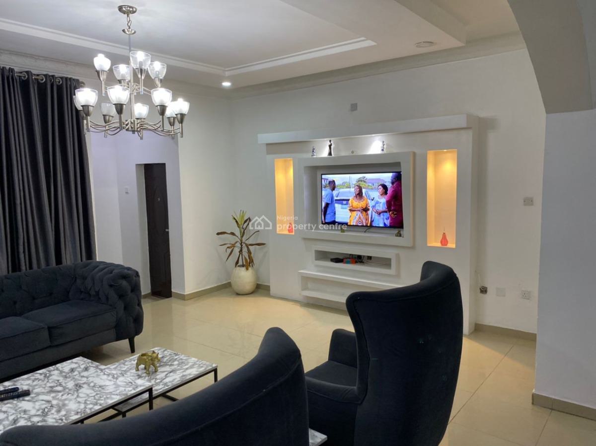 3 Bedroom Fully Furnished Apartment, with Inverter, Inside an Estate in Mabushi, Tarred Road, Mabushi, Abuja, Flat / Apartment for Rent