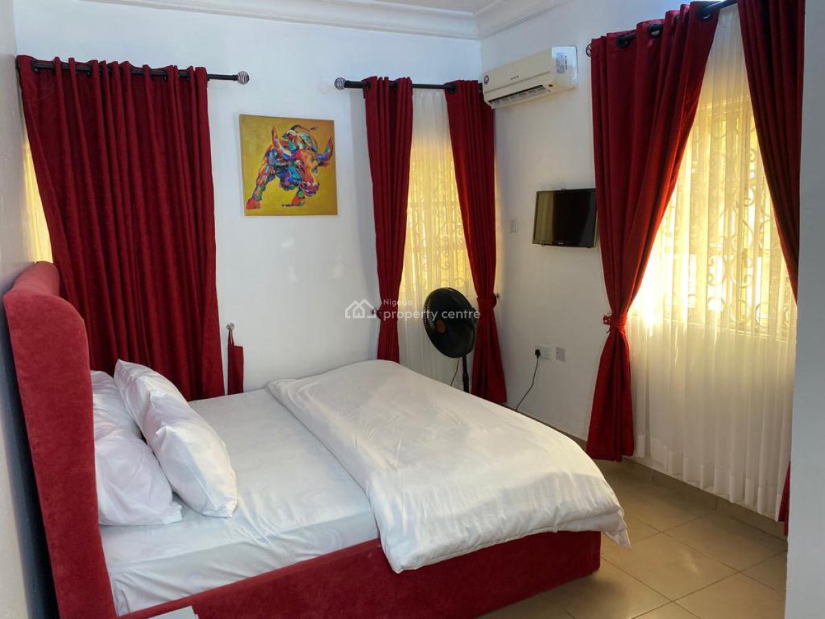 3 Bedroom Fully Furnished Apartment, with Inverter, Inside an Estate in Mabushi, Tarred Road, Mabushi, Abuja, Flat / Apartment for Rent