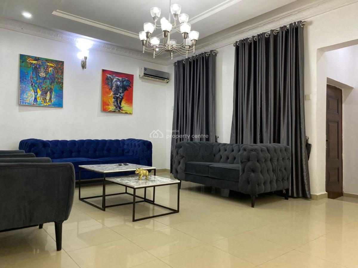 3 Bedroom Fully Furnished Apartment, with Inverter, Inside an Estate in Mabushi, Tarred Road, Mabushi, Abuja, Flat / Apartment for Rent
