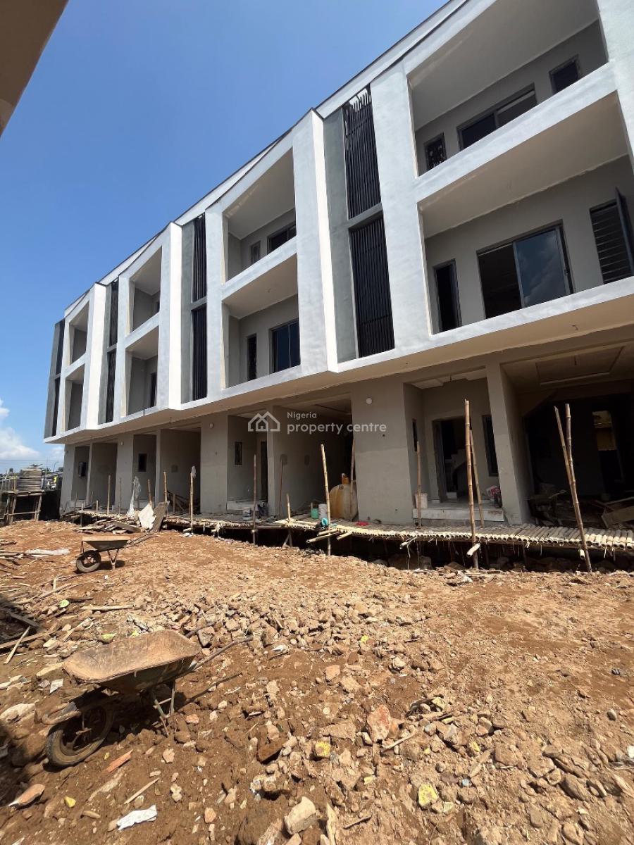 Elegant 4 Bedroom Terrace Duplex with Bq in Serene Estate, Gra, Ogudu, Lagos, Terraced Duplex for Sale