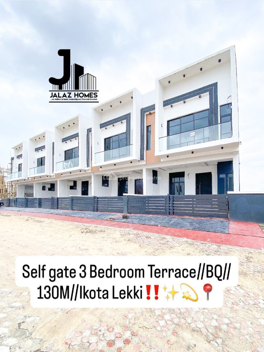 Brand New 3 Bedroom Terraced Duplex Home, Ikota, Lekki, Lagos, House for Sale