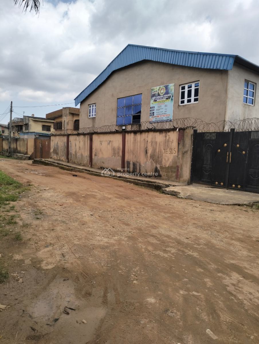 Structure Suitable for Any Commercial Purpose at Egbeda with Cofo, Off Carwash Bus Stop Egbeda Idimu Road Idimu Lagos, Egbeda, Alimosho, Lagos, Warehouse for Sale
