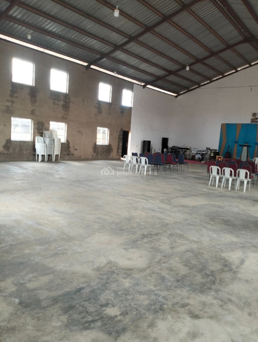 Structure Suitable for Any Commercial Purpose at Egbeda with Cofo, Off Carwash Bus Stop Egbeda Idimu Road Idimu Lagos, Egbeda, Alimosho, Lagos, Warehouse for Sale